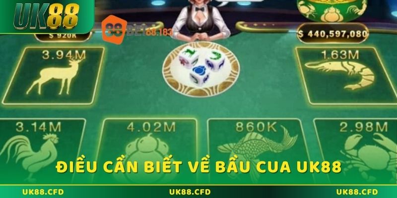Điểm cần biết về Bầu Cua UK88